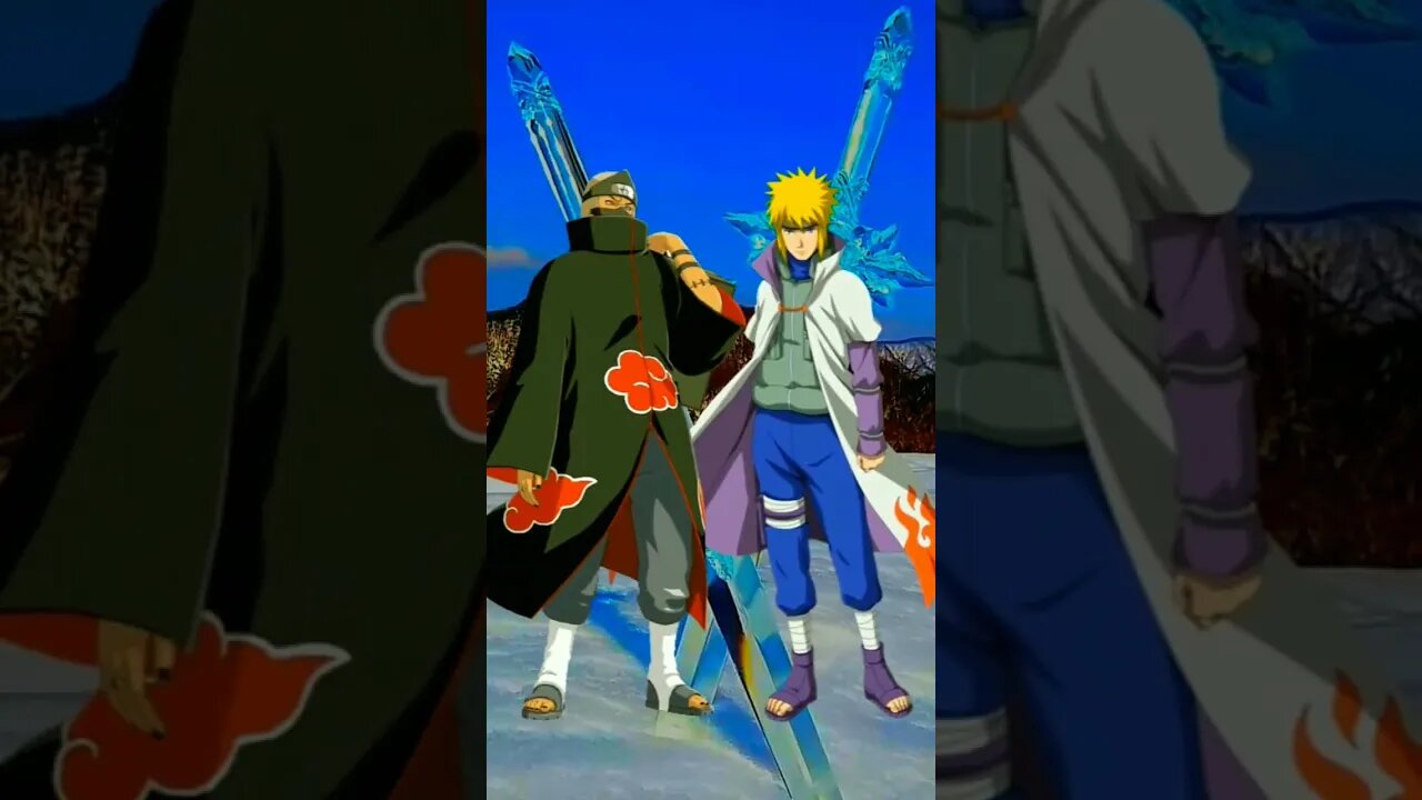 Minato VS Akatsuki - WHO IS STRONGEST??.#shorts