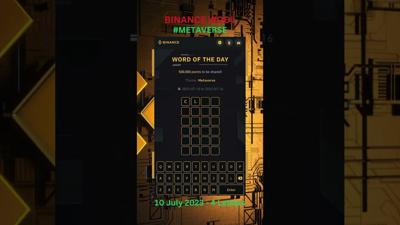Test Your Metaverse Knowledge & Earn Rewards! 👩‍🎓🌍💰 #WOTD #BinancePoints #shorts #binance #coinbure