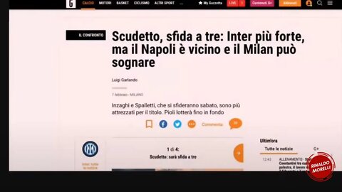 Morelli Vs. Stampa: "Il Milan fa cagare, solo Inter e Napoli per lo scudetto" 07.02.2022