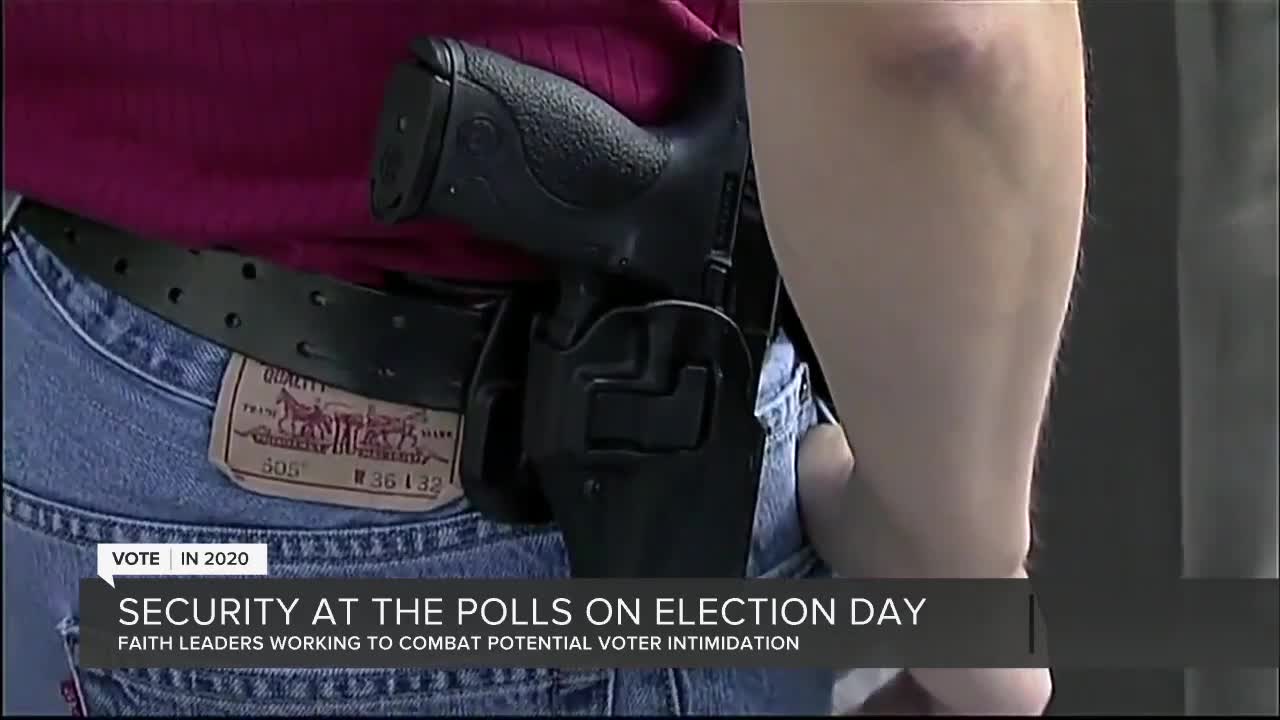 Polling places prepare as ban on open carry on Election Day brings mixed reactions