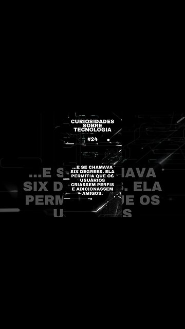 Curiosidades sobre tecnologia #24: a primeira rede social