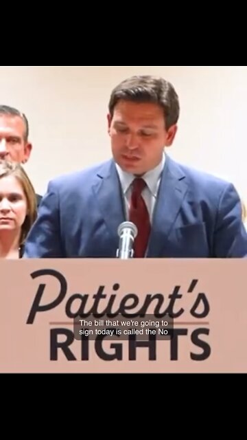 Thanks to Governor Ron DeSantis, Floridians will NOT ever be denied the right to visit a loved one