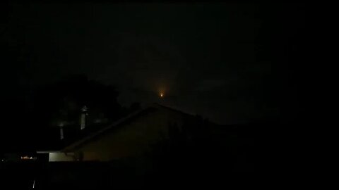 Night Launch SpaceX Falcon 9 Rocket (viewed from my backyard)