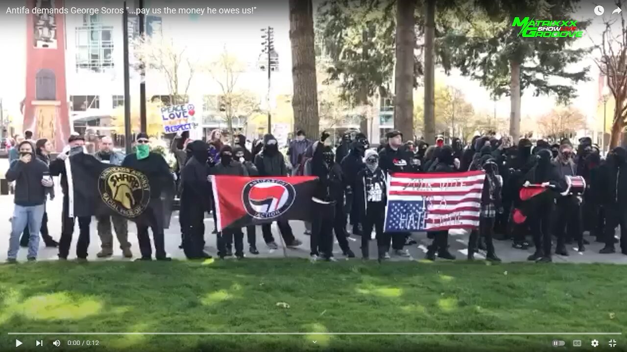 Antifa wants their money Soros.