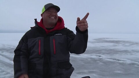 Early Ice Walleye on Mille Lacs