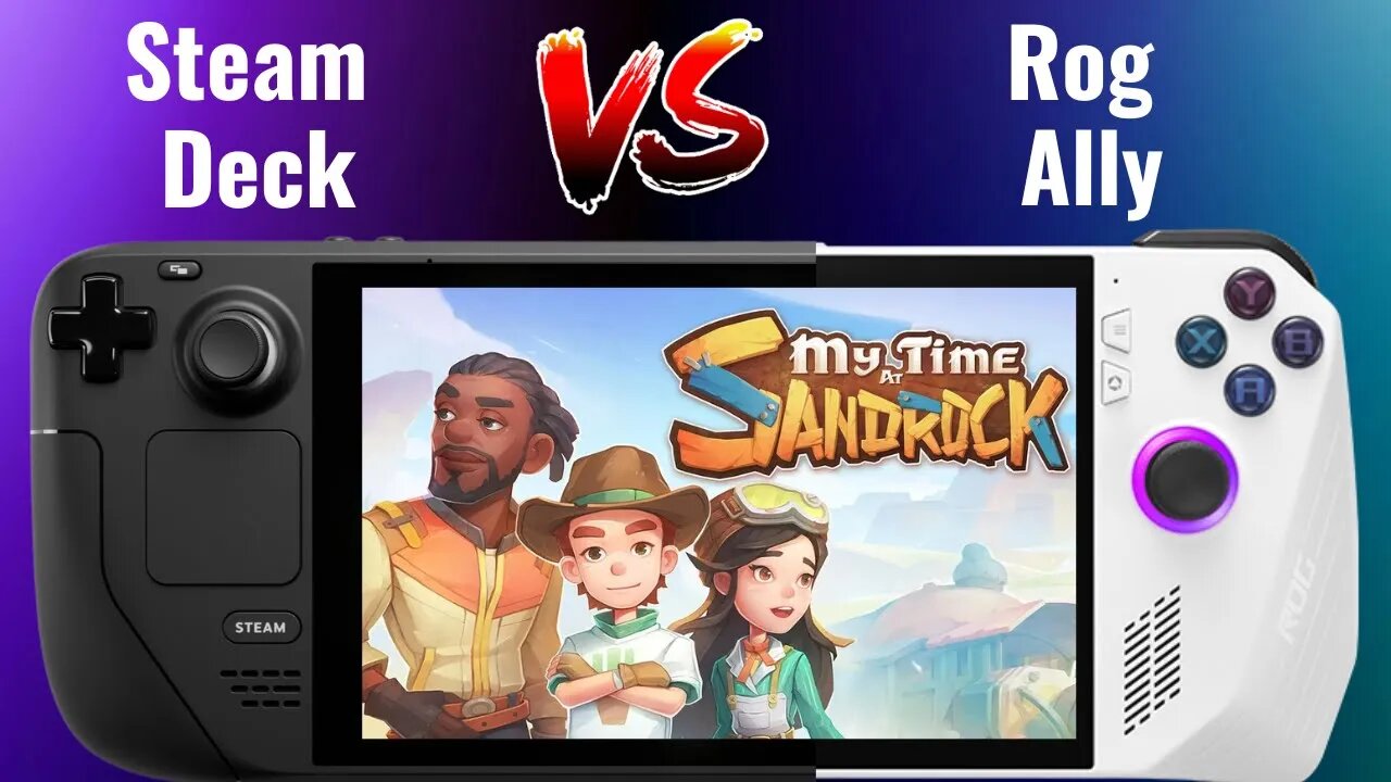 My Time at Sandrock | Steam Deck Vs ROG Ally