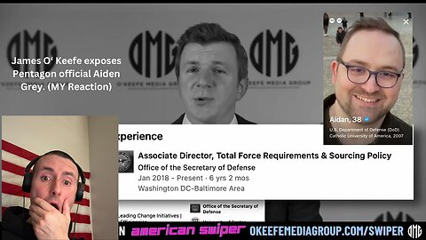 PENTAGON BOMBSHELL EXPOSED ! James O ' Keefe undercover exposes PENTAGON associate! (My reaction)