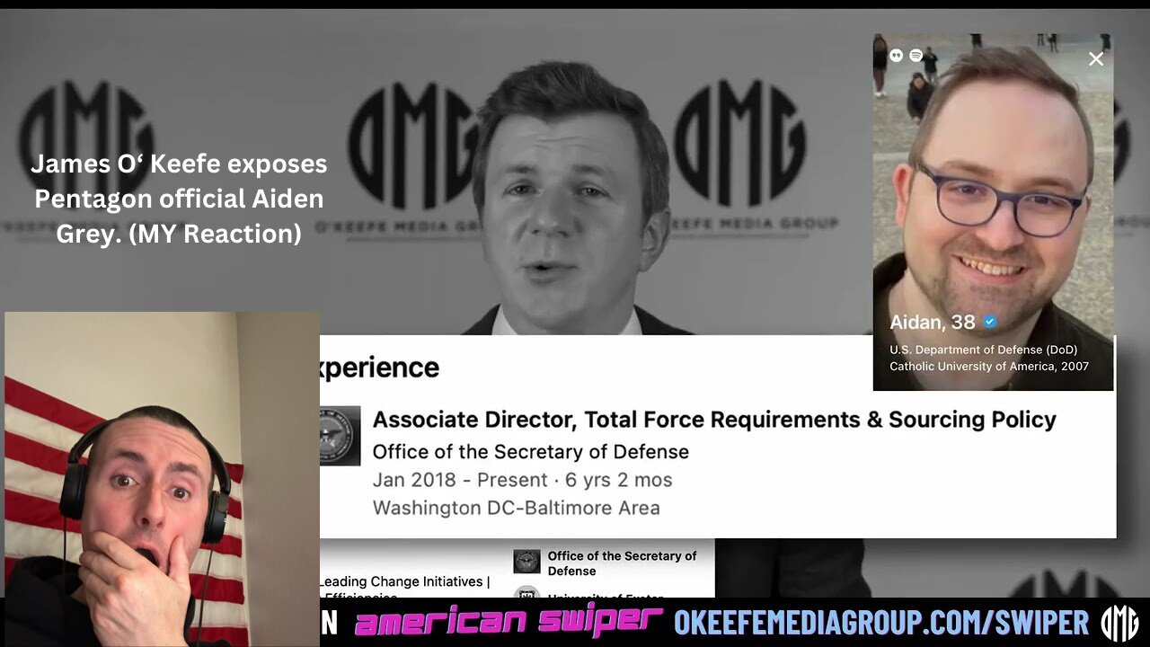 PENTAGON BOMBSHELL EXPOSED ! James O ' Keefe undercover exposes PENTAGON associate! (My reaction)