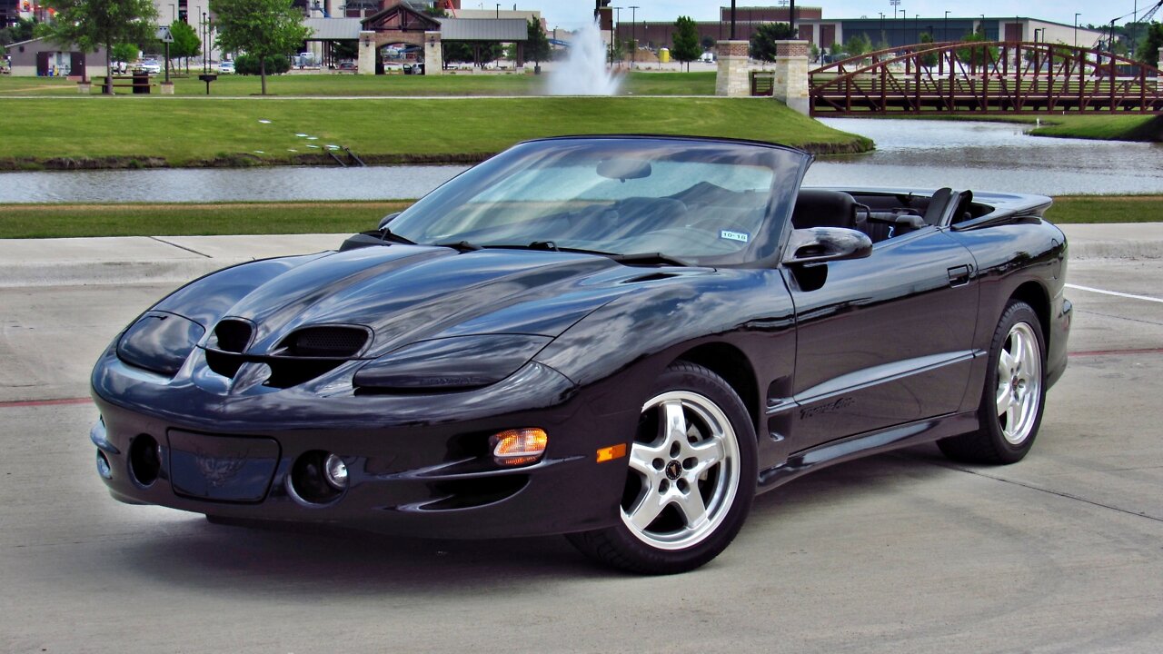 2002 Pontiac Trans Am WS6 5.7L LS1 V8 Automatic Black Convertible Firebird Formula Firehawk