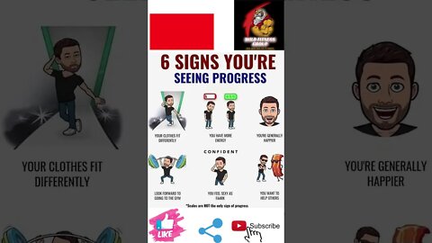 🔥6 signs you are seeing progress🔥 #fitness🔥 #wildfitnessgroup🔥 #shorts🔥