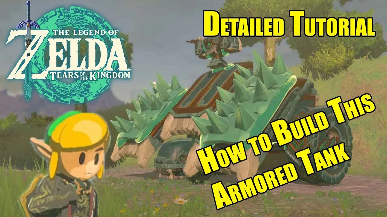 How to Build an Armored Spiked Tank in Zelda Tears of the Kingdom