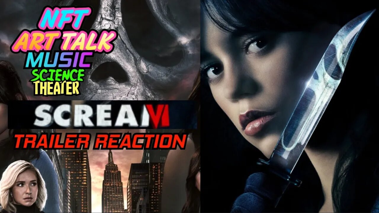 🍿 Scream 6 | Movie Trailer Reaction Jenna Ortega is Ghostface? (Vertical)