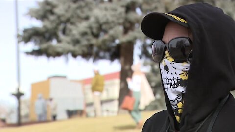 Few protesters at Colorado State Capitol