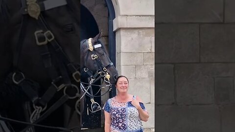 Sweetest moment #horseguardsparade