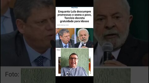 Enquanto um vai cumprindo as promessas de campanha, o outro segue mentindo.