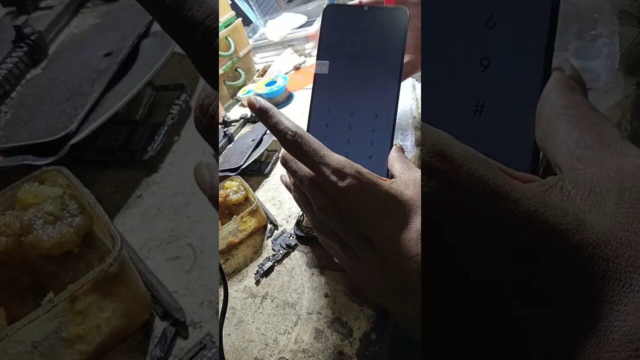 ganti lcd Vivo y16