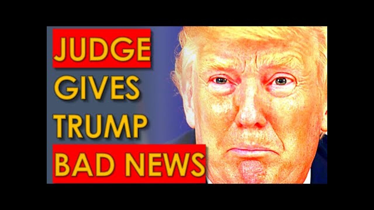 Judge Makes SHOCKING Trump Announcement!