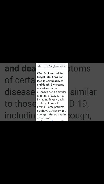 FACT- hidden from public. Fungus driving pandemic