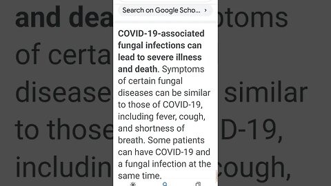 FACT- hidden from public. Fungus driving pandemic