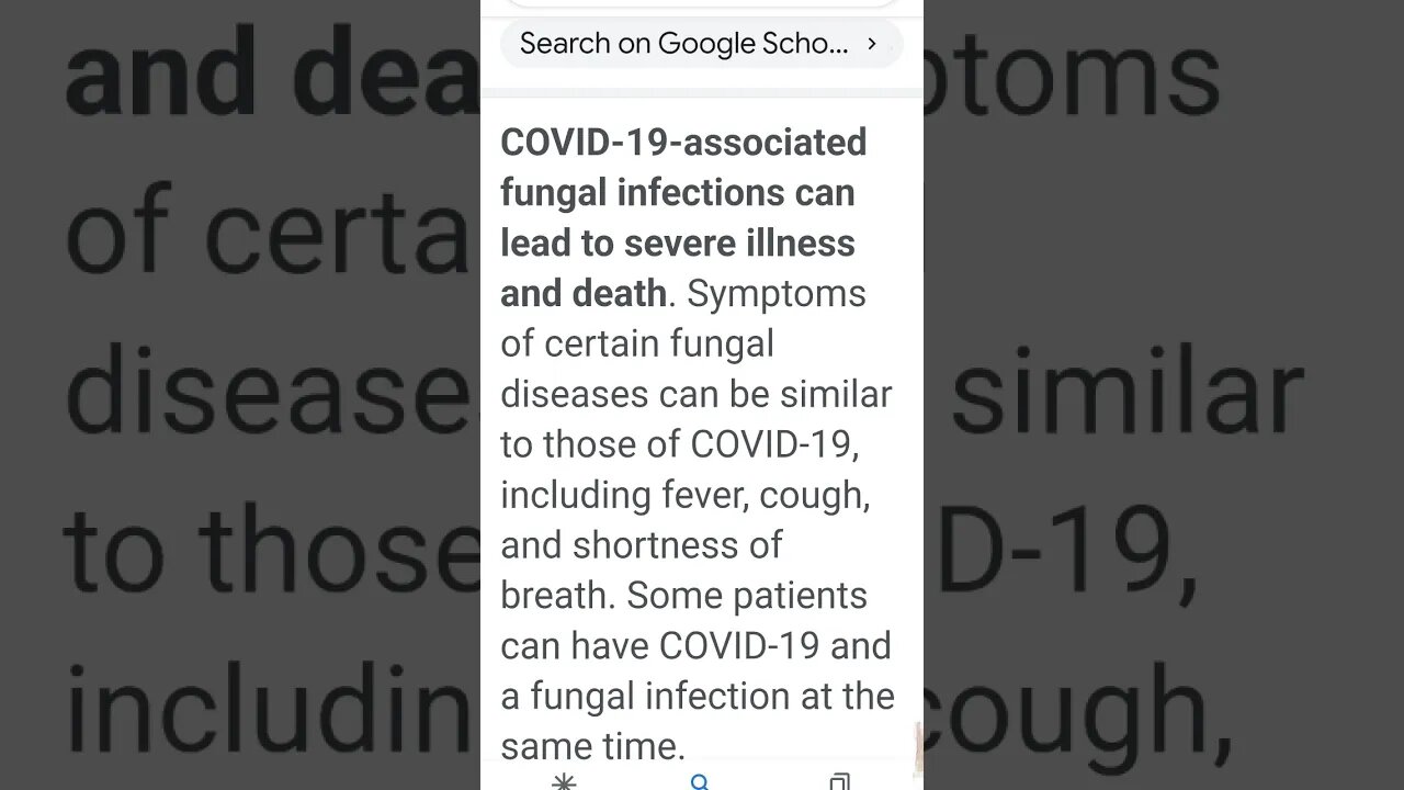 FACT- hidden from public. Fungus driving pandemic