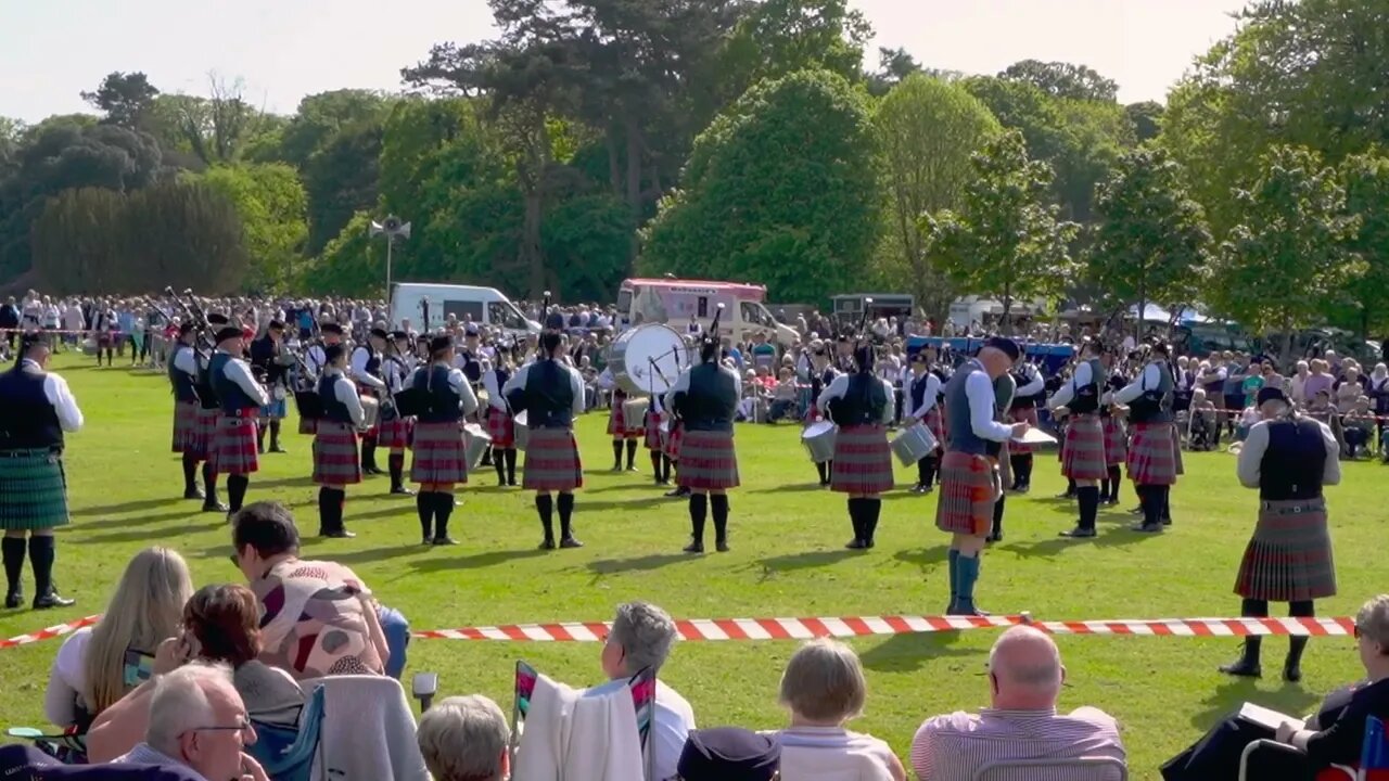 Bangor 2022 - Manorcunningham Pipe Band - Medley