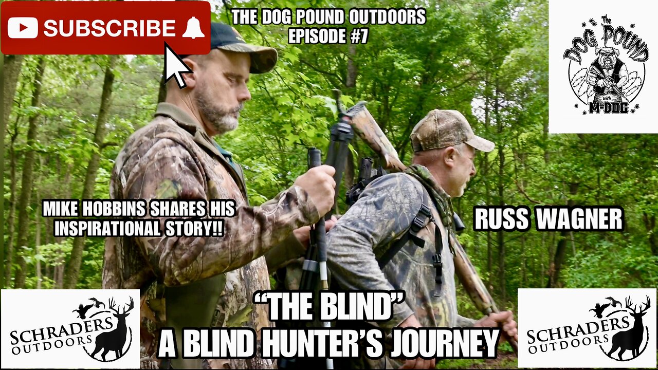 TURKEY HUNTING IN “THE BLIND”. A BLIND HUNTER’S INSPIRATIONAL JOURNEY!