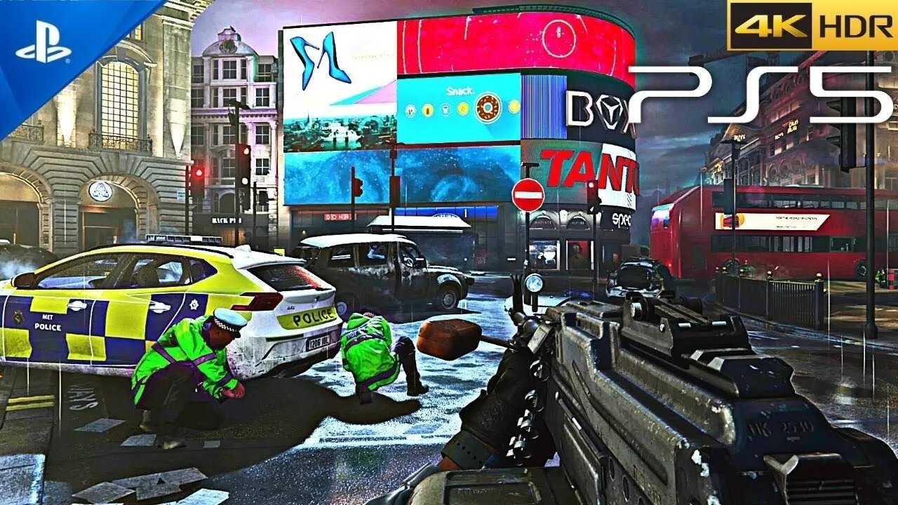 (PS5) LONDON ATTACK | THE MOST BRUTAL MISSION IN CALL OF DUTY EVER! | Realistic Graphics (4K HDR)