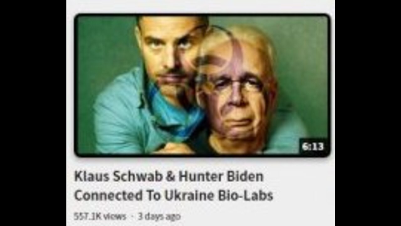 Greg Reese: Klaus Schwab & Hunter Biden Connected To Ukraine Bio-Labs! [10.03.2022]