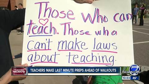 Colorado teacher rallies: Everything you need to know with walkouts planned for Thursday, Friday