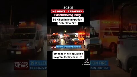 Immigration center on fire for threats of deportation