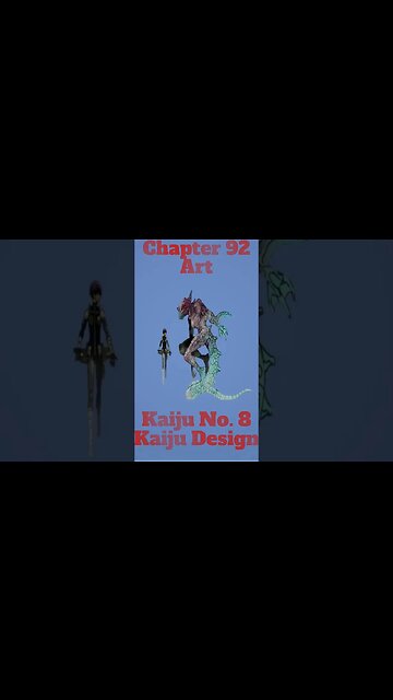 Kaiju No. 8 Chapter 92.1 Amazing Kaiju Designs and Shaking that Tail #Kaiju #monster #KN8 #shorts