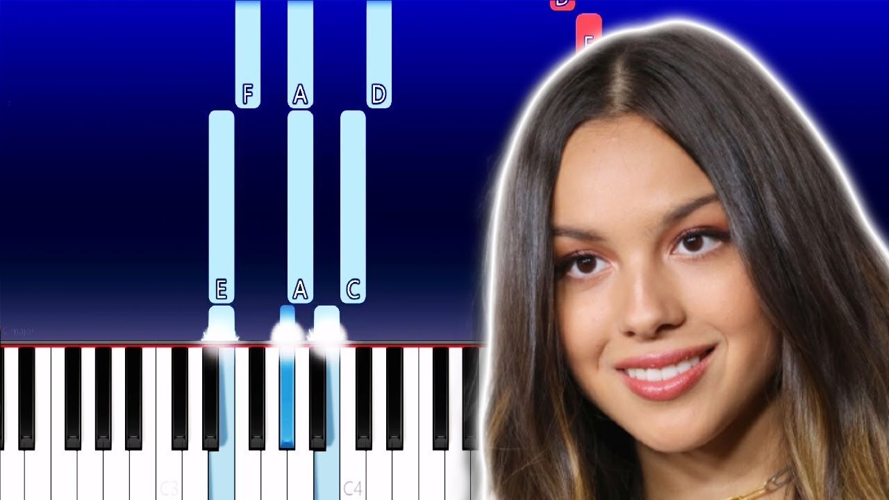 Olivia Rodrigo - drivers license (Piano Tutorial)