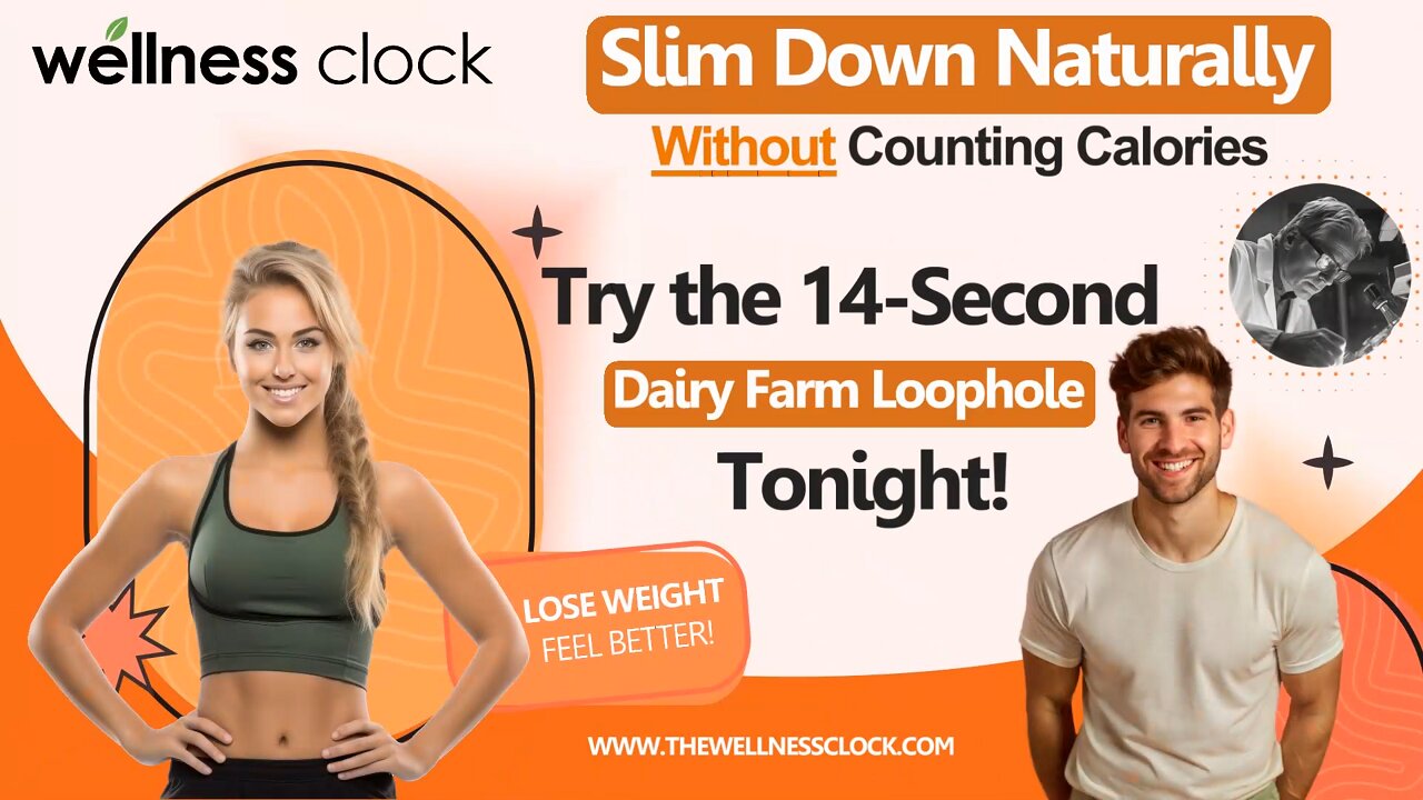 Slim Down Naturally Without Counting Calories – Try the 14-Second Dairy Farm Loophole Tonight!