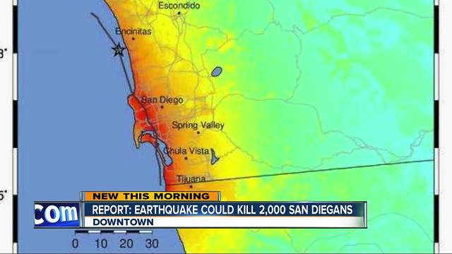 Researchers: 6.9 earthquake in San Diego could kill thousands, cost billions of dollars