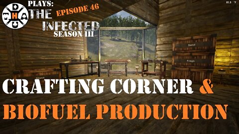 The Infected Gameplay S3EP46 Adding a Glass Corner To The Workshop & Working On Stacking Fuel