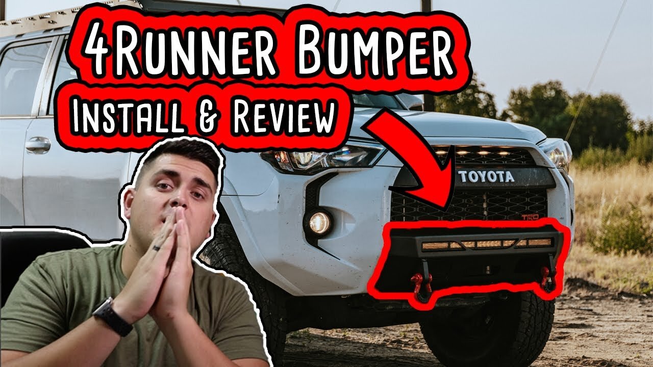 Toyota 4Runner Low Profile Steel Bumper Install & Review