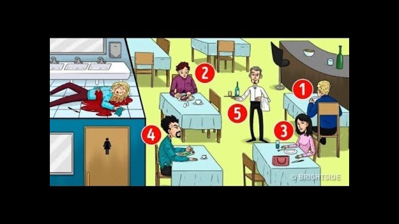 can you find out who is the killer ?Only the Smartest 5% Can Solve