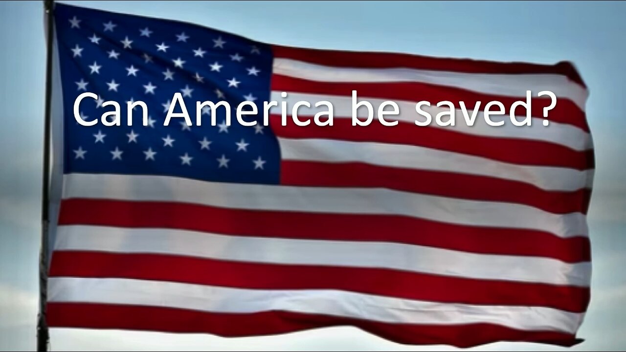 Dr. Mark Sherwood | “The Question Of The Day Is This, Can America Be Saved?”