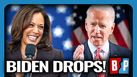 BREAKING: BIDEN DROPS OUT! BACKS KAMALA