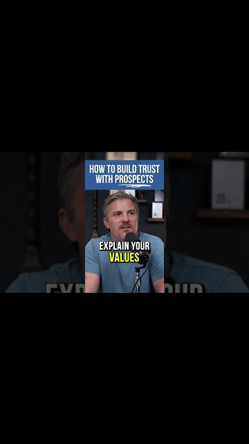 How to INSTANTLY Build Trust with Your Prospects #shorts