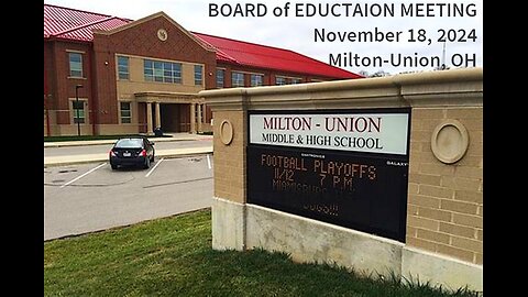 West Milton Board of Education November 18, 2024