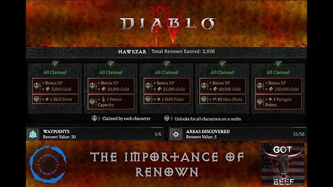 Diablo IV - The Importance of Renown