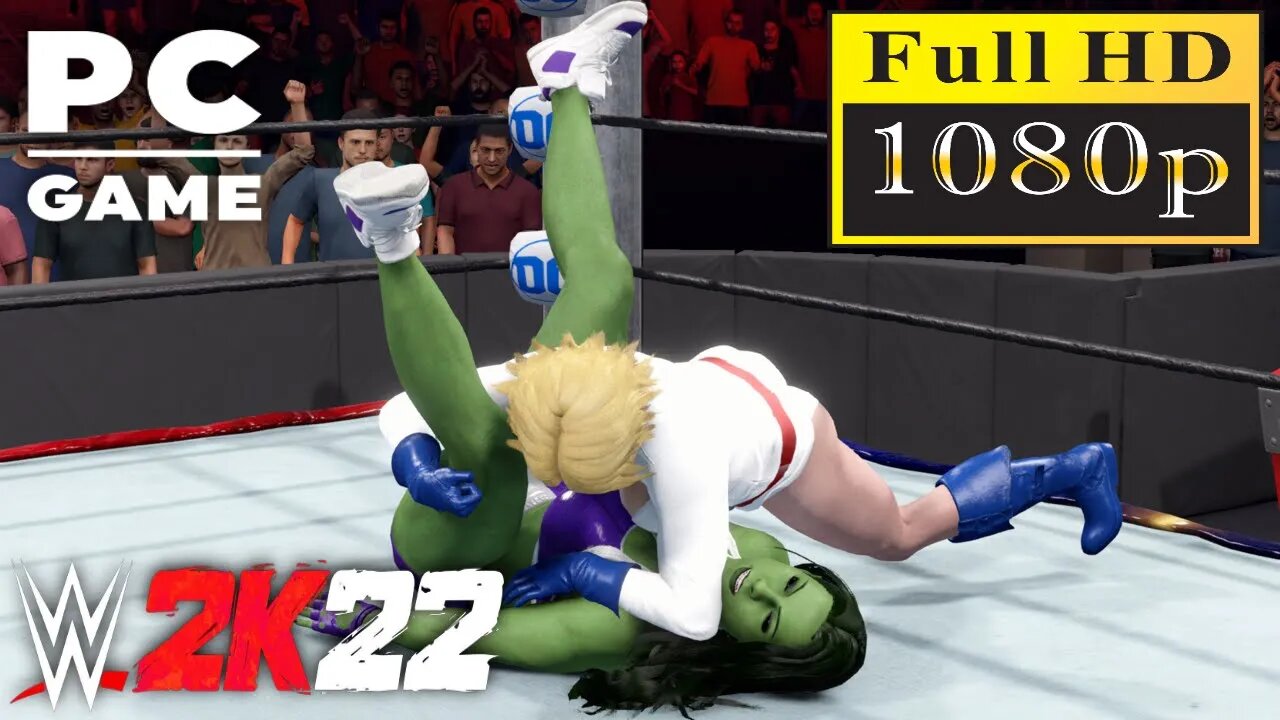 WWE 2K22 | SHE-HULK V POWER GIRL! | Requested Iron Woman Match [60 FPS PC]