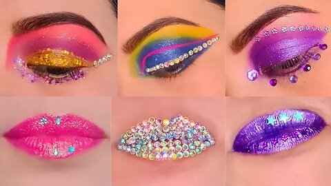 Eye and Lip Makeup Tutorial Compilation