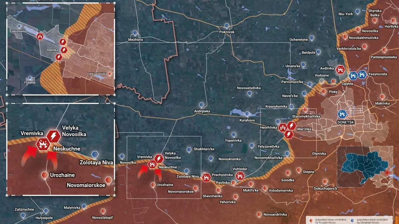 Ukraine War Chronicle, Rybar Map for December 10-11, 2022