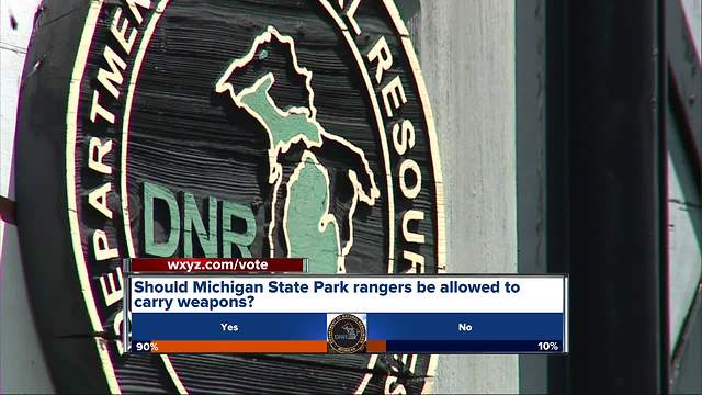 Should Michigan State Park Rangers carry guns, mace or tasers?