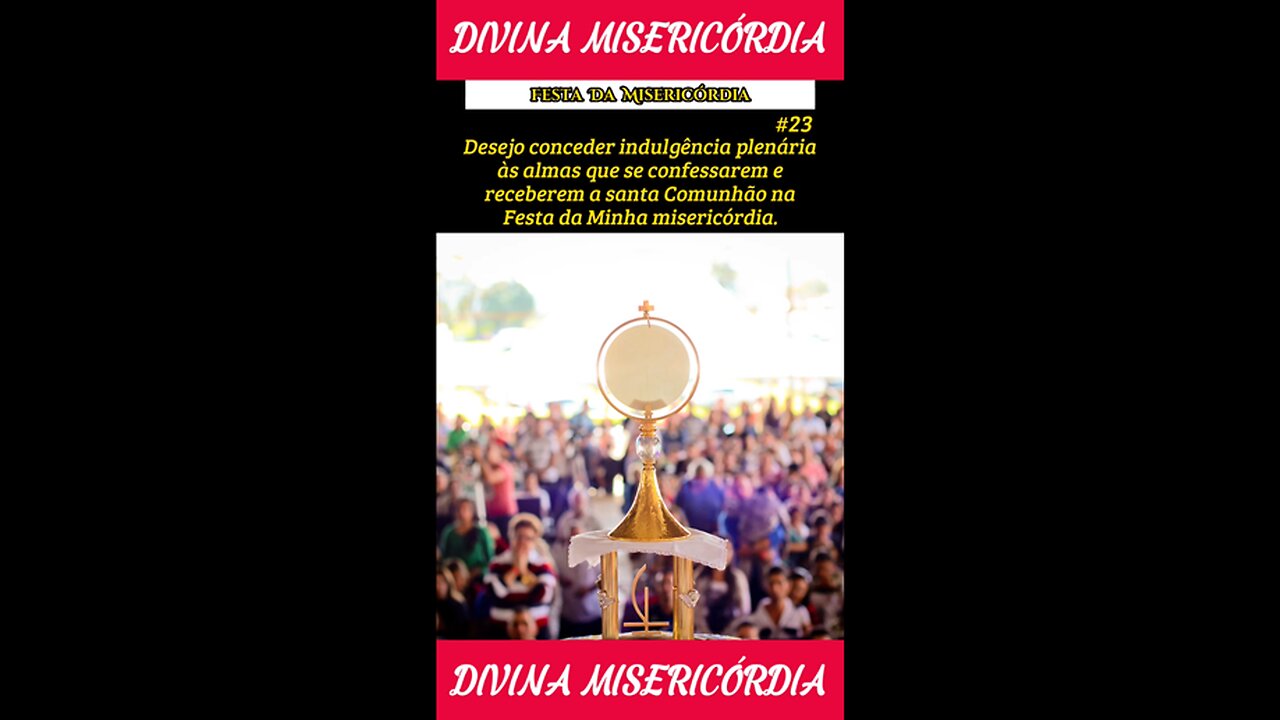 Festa #23 - Deus deu-me a conhecer como tudo depende da Sua vontade!