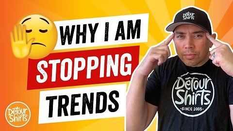 Why I Am Stopping Trends... My Reason for Ending Tuesday Trends Videos and Trend Credits