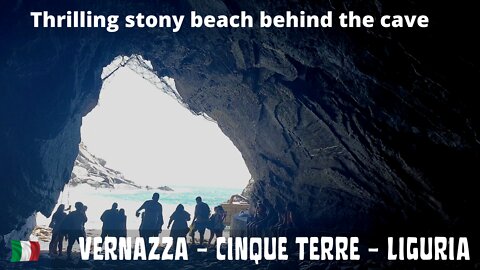 Vernazza Italy, Walking Tour to Stony Beach of Village, Cinque Terre