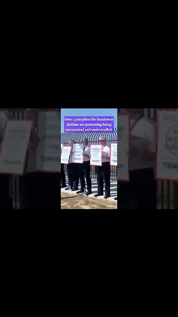 Southwest Pilots are Protesting in Dallas